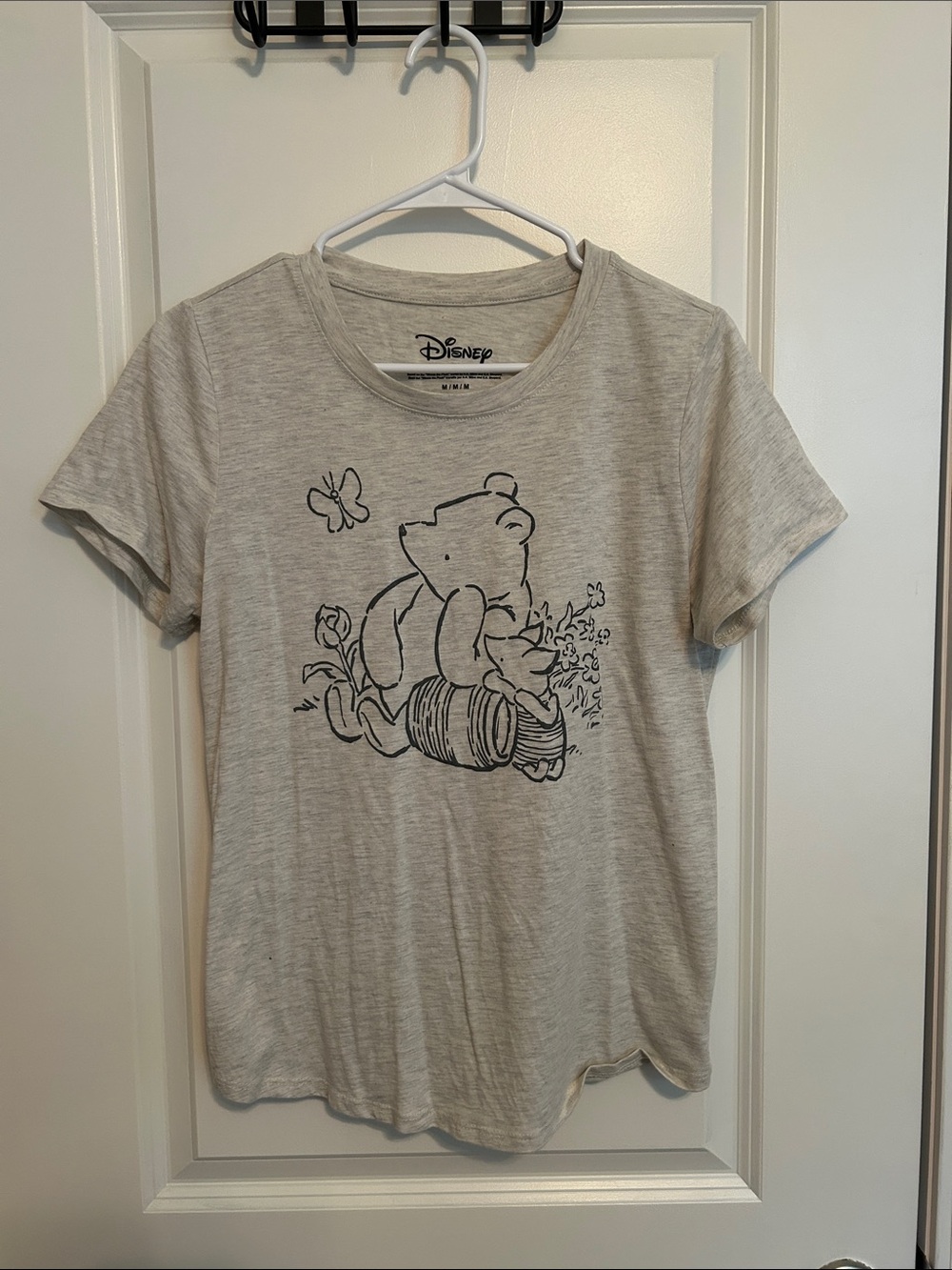 Disney Light Gray Winnie the Pooh Sketch Tee